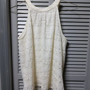 Summer top ivory color